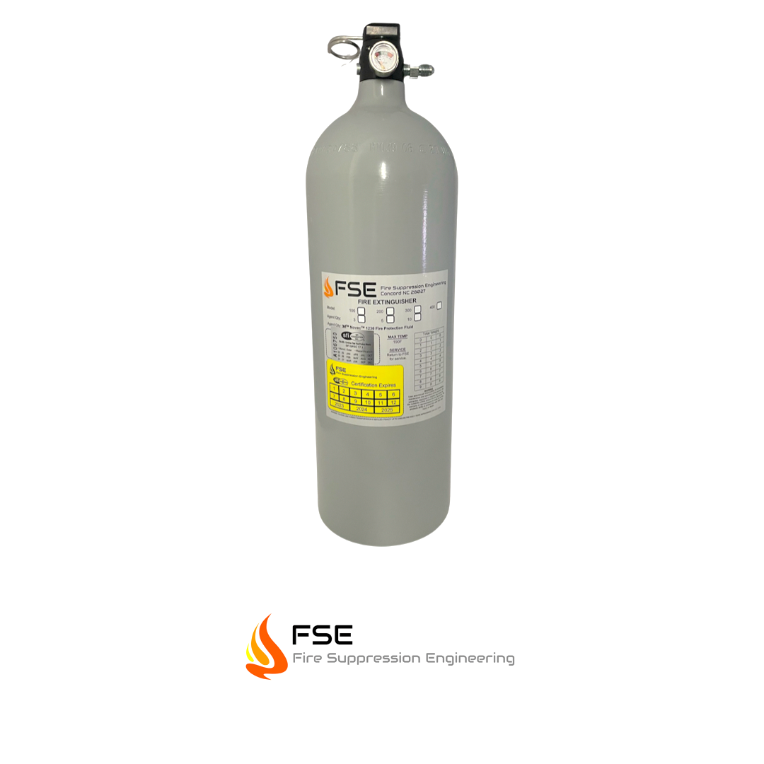 FSE 11011 Fire Suppression Engineering 10lb Replacement Extinguisher-Bottle Only