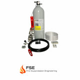 FSE 110111 Fire Suppression Engineering SFI 10lb Circle Track Extinguisher Kit