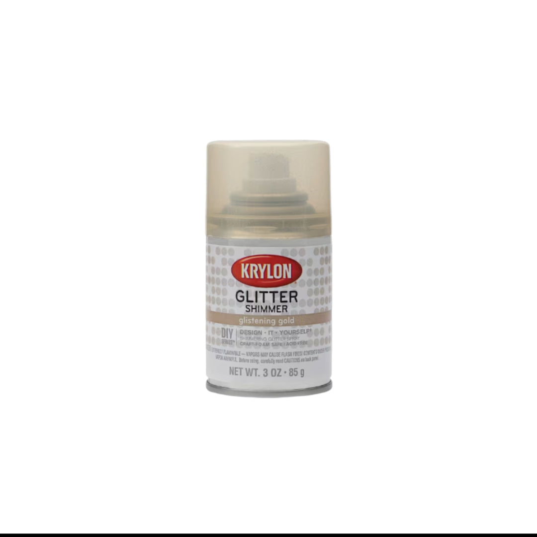 KRYLON 401 -- Glitter Shimmer Glistening Gold 3 oz