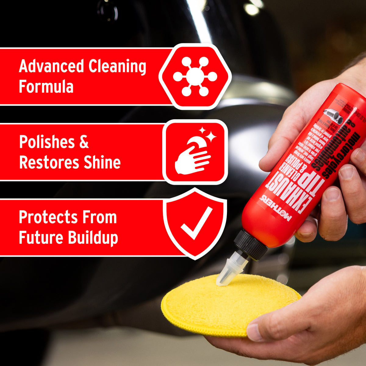 Mothers 05138 - Exhaust Tip Cleaner & Polish