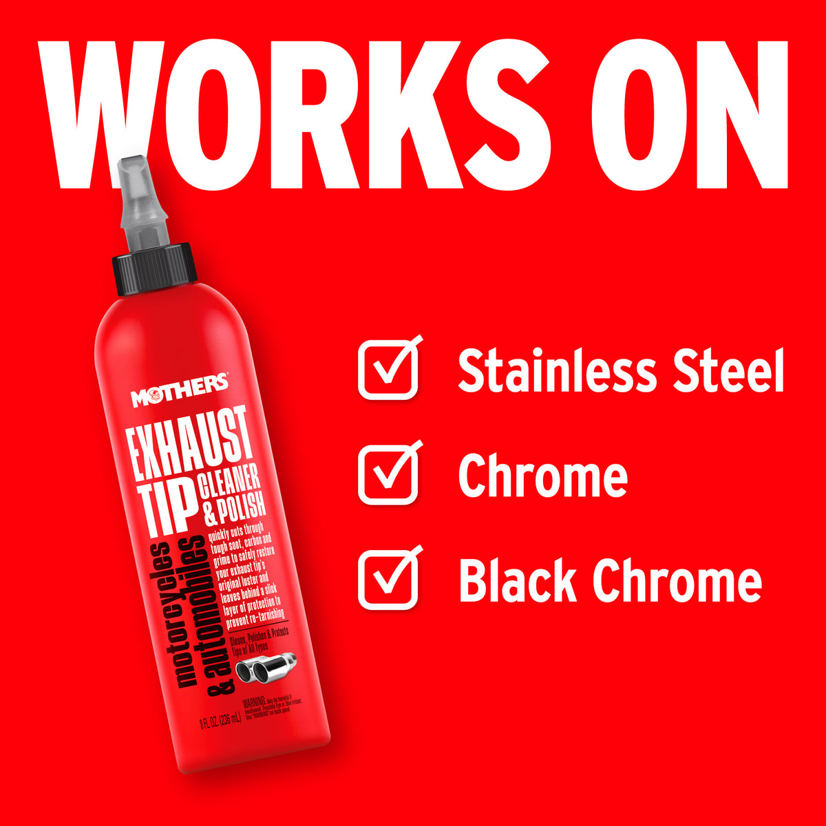 Mothers 05138 - Exhaust Tip Cleaner & Polish