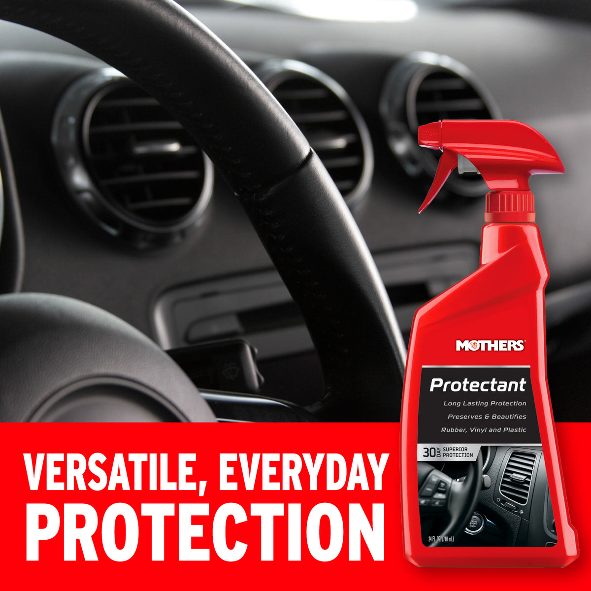 Mothers 05324/06524 Bundle - Rubber, Vinyl, Leather & Plastic Protectant