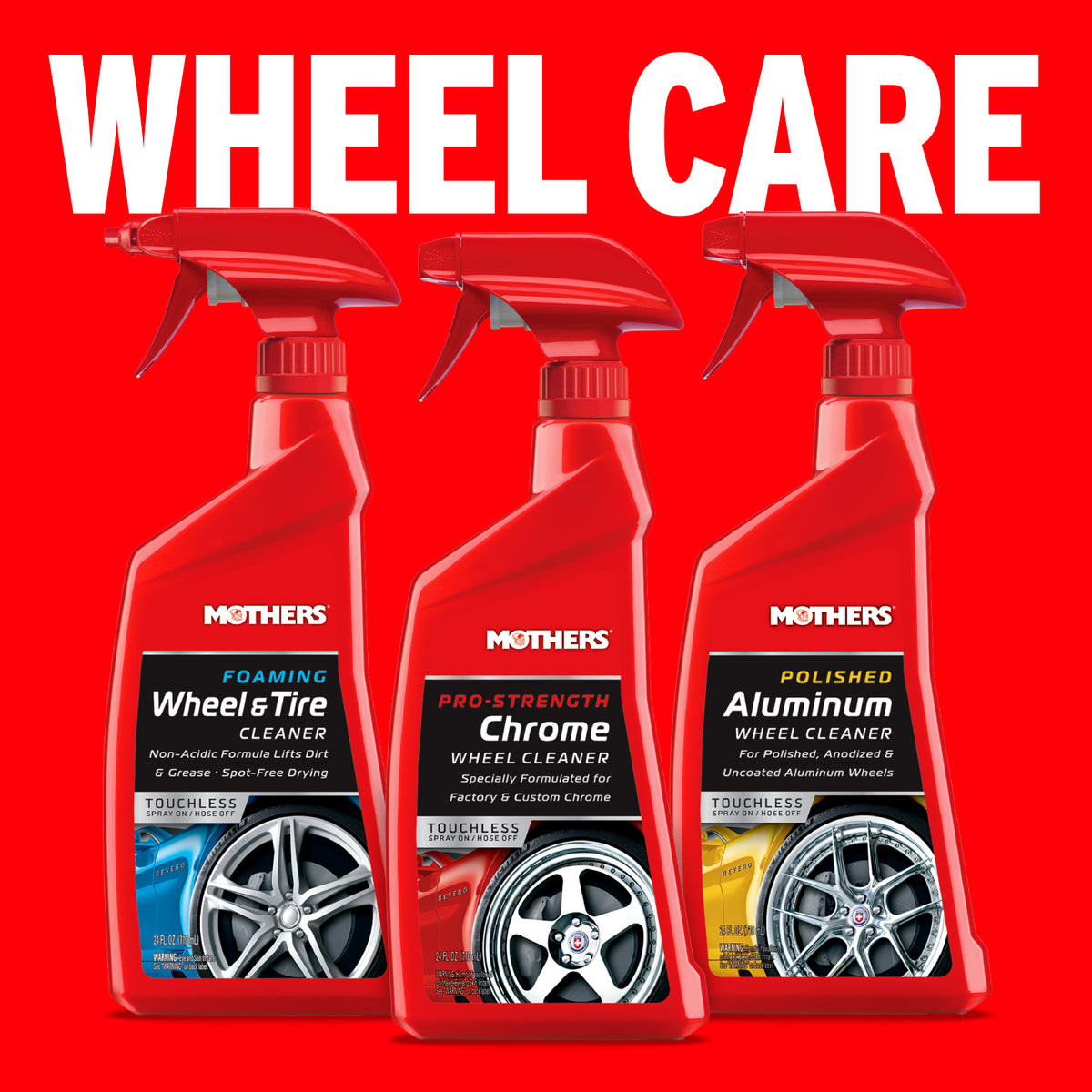 Mothers Pro Strength Chrome Wheel Cleaner 24 Fl oz - 05824