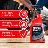 Mothers Back to Black Satin Natural Matte Tire Dressing - 06816 - 2 Pack