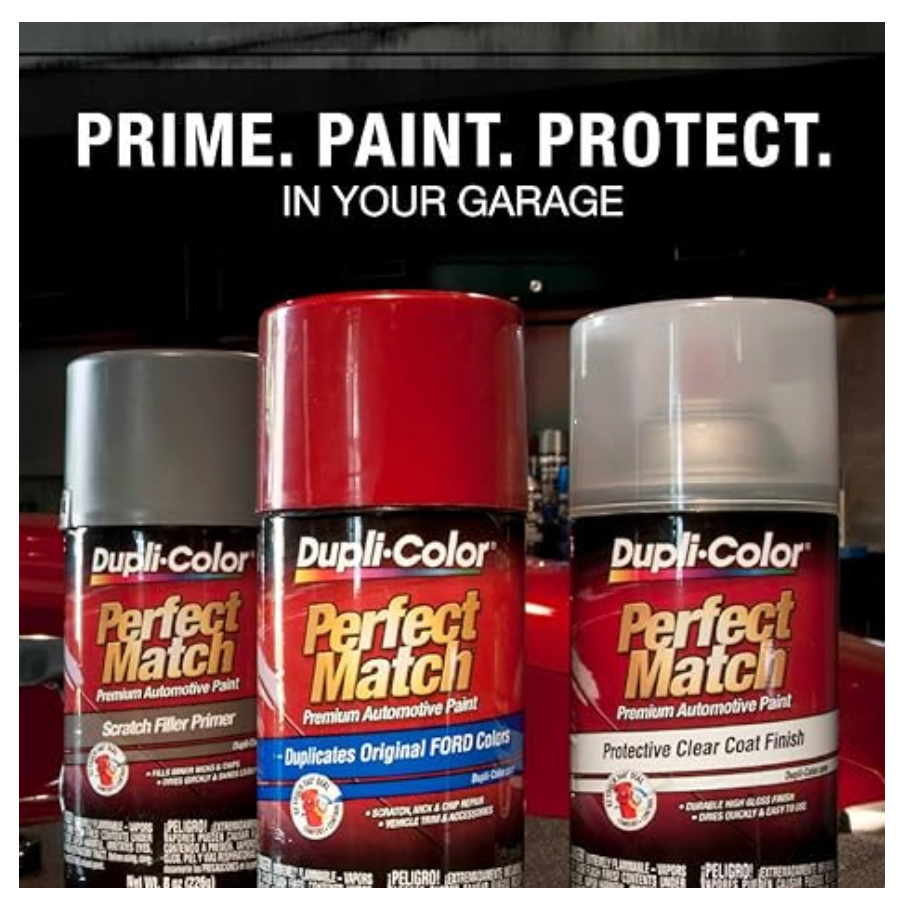 Dupli-Color BFM0306 Cardinal Red Perfect Match Ford Spray Paint 8 oz – Case of 6