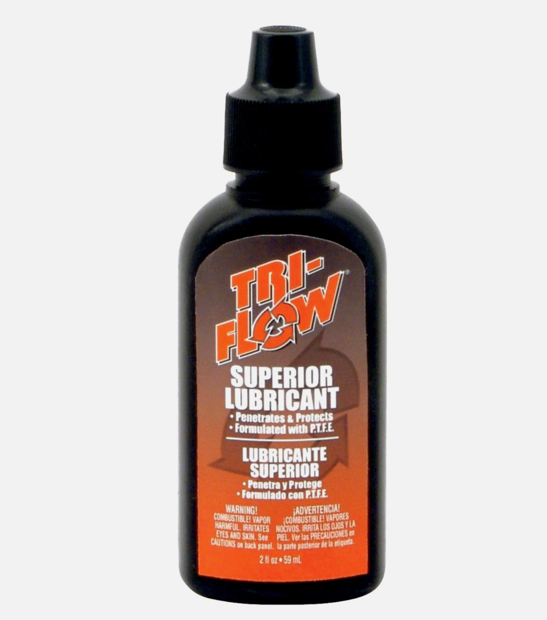 Tri-Flow TF21010 Superior Lubricant 2 oz Drip Bottle PTFE Oil for Precision Use
