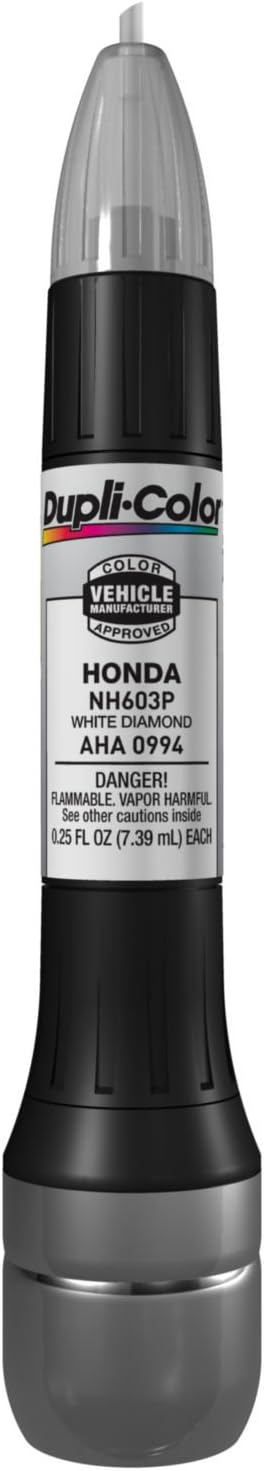Dupli-Color AHA0994 Honda White Diamond Scratch Fix All-In-1 Paint Pen - NH603P