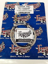 Lokar TC-1000HT Hi-Tech Throttle Cable - 24" - Universal Stainless Steel - NEW