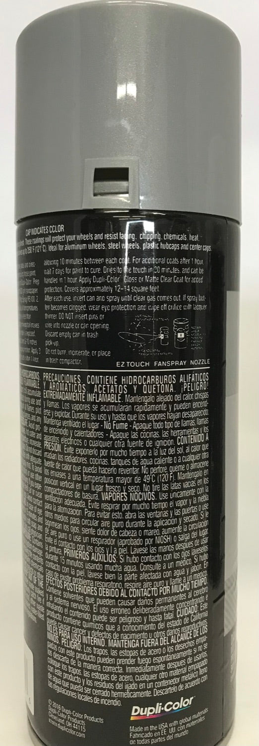 Duplicolor HWP101 Wheel Coating Spray Paint Silver - 12 oz