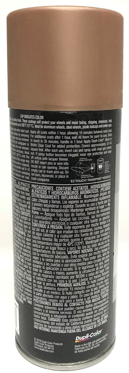 Duplicolor HWP109 - 3 Pack Wheel Coating Spray Paint Rose Gold - 12 oz