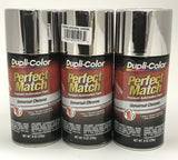 Duplicolor BUN0200-3 PACK Perfect Match Universal Chrome Automotive Paint - 8oz