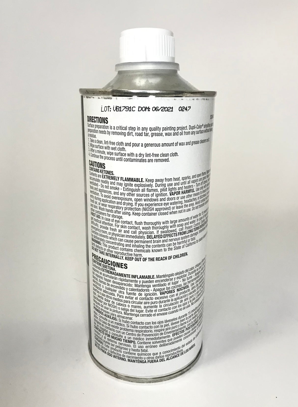 DUPLICOLOR CM541 Premium Cleaner Series Grease and Wax Remover -1 quart