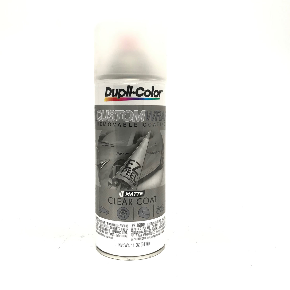 Duplicolor CWRC900 Custom Wrap Removable Paint Matte Clear - 11oz