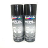 Dupli-Color DA1600 - 2 Pack Gloss Black Acrylic Enamel Multi-Purpose Coating - 12 oz. ea.