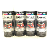 Duplicolor DE1602 - 4 Pack Engine Enamel Paint with Ceramic Universal White - 12 oz