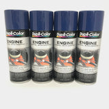 Duplicolor DE1606 - 4 Pack Engine Enamel Paint with Ceramic Ford Dark Blue - 12 oz