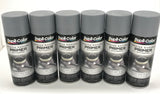Duplicolor DE1612 - 6 Pack Engine Enamel Paint with Ceramic Gray - 12 oz