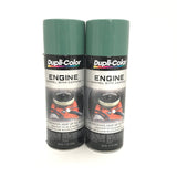 Duplicolor DE1618-2 PACK Engine Enamel with Ceramic Detroit Diesel Alpine Green - 12 oz