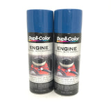 Duplicolor DE1621-2 PACK Engine Enamel Paint w/ Ceramic, OLD FORD BLUE - 12 oz