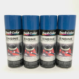Duplicolor DE1621-4 PACK Engine Enamel Paint w/ Ceramic, OLD FORD BLUE - 12 oz