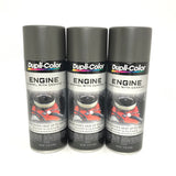 Duplicolor DE1651-3 Pack Engine Enamel with Ceramic Cast Coat Iron Color - 12 oz