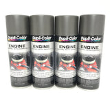 Duplicolor DE1651-4 Pack Engine Enamel with Ceramic Cast Coat Iron Color - 12 oz