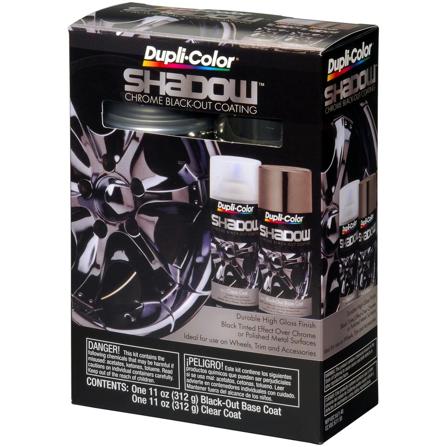Dupli-Color SHD1000 Shadow Chrome Black-Out Coating Kit