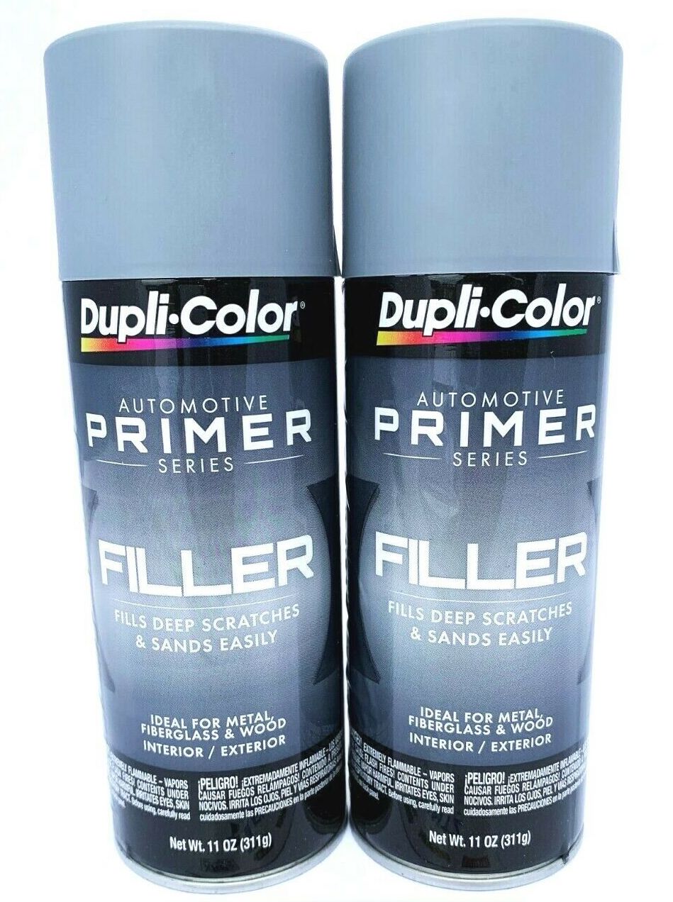 Duplicolor FP101-2 PACK Gray Filler Automotive Primer - 11 oz Aerosol Can