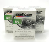 Duplicolor HLR100 Headlight Restoration Kit-UV Protection Coating - New Headlights -3 PACK