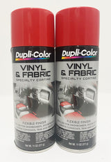 Duplicolor HVP100 - 2 Pack Vinyl & Fabric Spray Paint Red - 11 oz