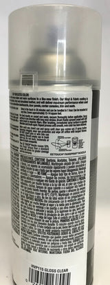 Duplicolor HVP115 Vinyl & Fabric Spray Paint Gloss Clear - 11 oz