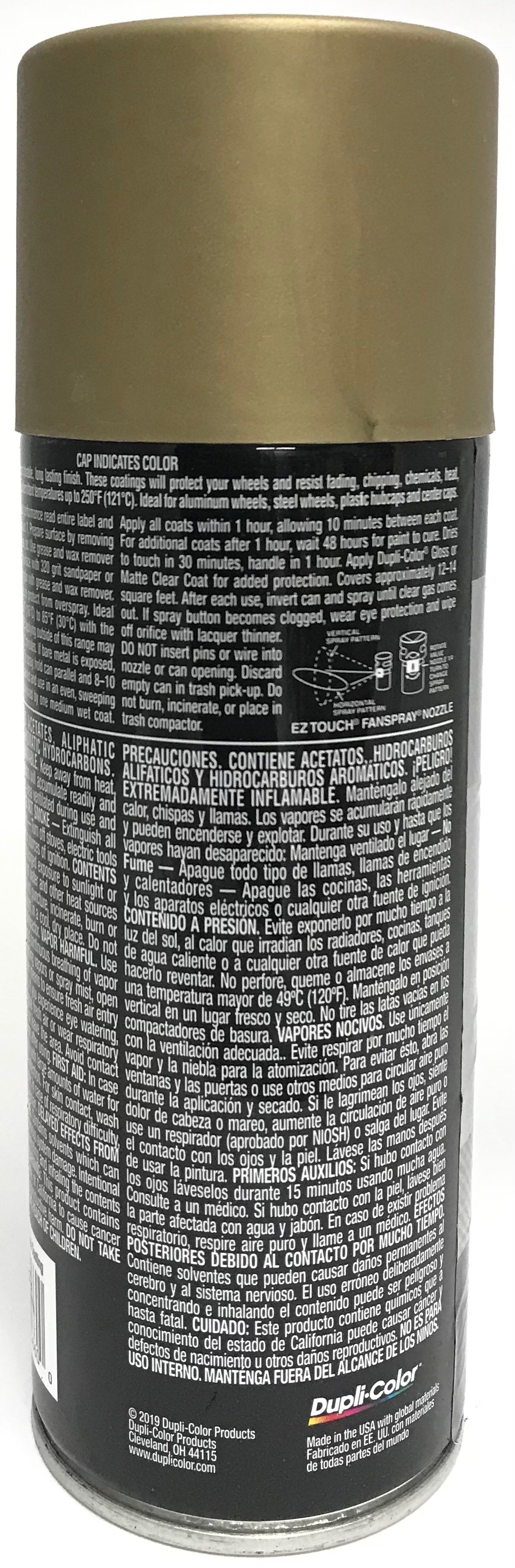 Duplicolor HWP111 Wheel Coating Spray Paint Gold - 12 oz