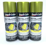 Duplicolor MC202-3 PACK MetalCast YELLOW Anodized Heat Resistant Coat - 11oz