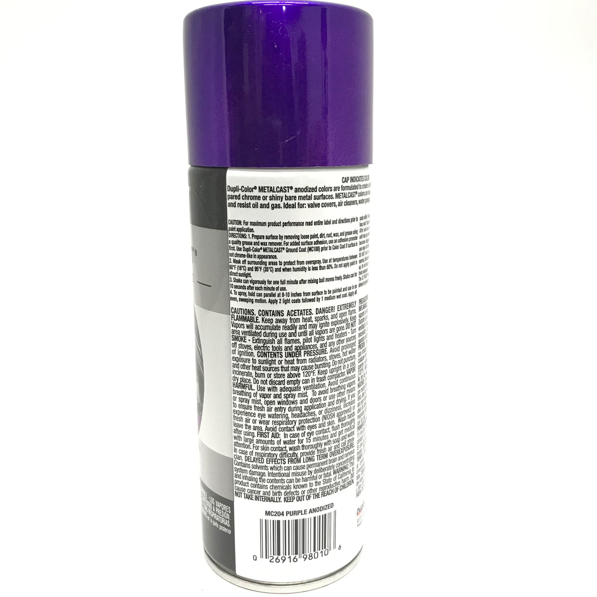 Duplicolor MC204-6 PACK MetalCast PURPLE Anodized Heat Resistant Coat - 11oz