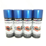 Duplicolor MS400-4 PACK OCEAN BLUE Metalspecks Specialty Coating - Heavy Metallic Finish - 11 oz