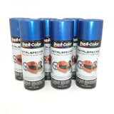 Duplicolor MS400-6 PACK OCEAN BLUE Metalspecks Specialty Coating - Heavy Metallic Finish - 11 oz