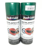 Duplicolor MS500-2 PACK SHIMMERING GREEN Metalspecks Specialty Coating - Heavy Metallic Finish - 11 oz