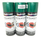 Duplicolor MS500-3 PACK SHIMMERING GREEN Metalspecks Specialty Coating - Heavy Metallic Finish - 11 oz