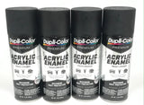 Duplicolor PAE101-4 PACK SEMI-GLOSS BLACK Premium Acrylic Enamel - Max Rust Protection - 12oz