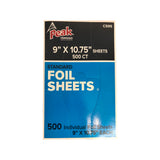 Peak Aluminum Standard Foil Sheets, 9" x 10.75" (500 Count)