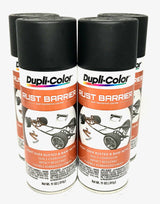Duplicolor RBA100 4 PK Rust Barrier Flat Black - Rust Preventive Coating - 11 oz