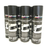 Duplicolor RGA101-6 PACK BLACK Rocker Guard Coating Impact Resistant - 14.5 oz