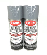 KRYLON RTA9206 Rust Tough GLOSS Battleship Gray Primer - Max Protection - Quick Dry - 2 PACK