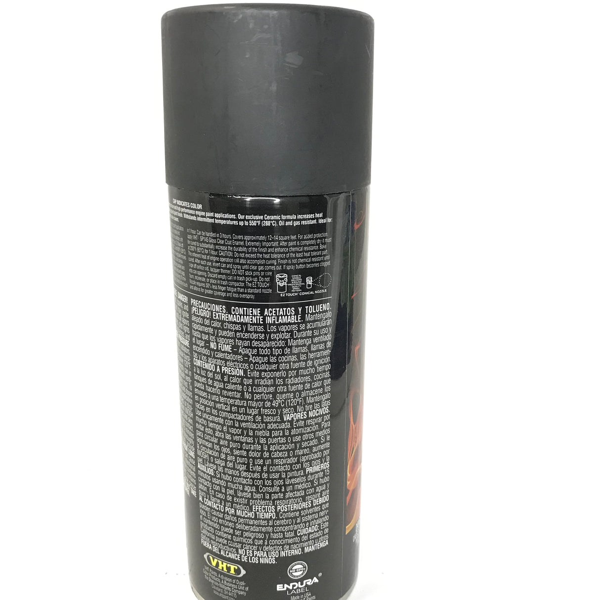 VHT SP130-3 PACK FLAT BLACK Engine Enamel High Heat Drive Train Paint - 11 oz