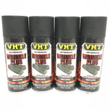 VHT SP201-4 PACK BLACK High Temperature Wrinkle Finish Durable Texture Coating - 11 oz