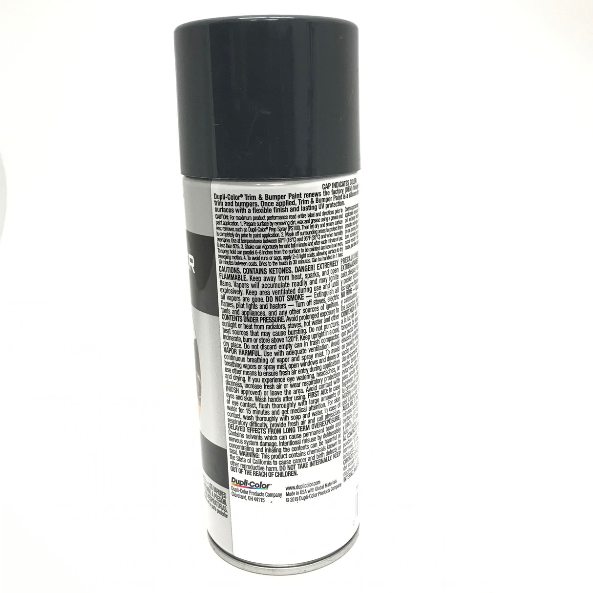 Duplicolor TB102-4 PACK DARK CHARCOAL Trim & Bumper Paint - 11 oz Aerosol