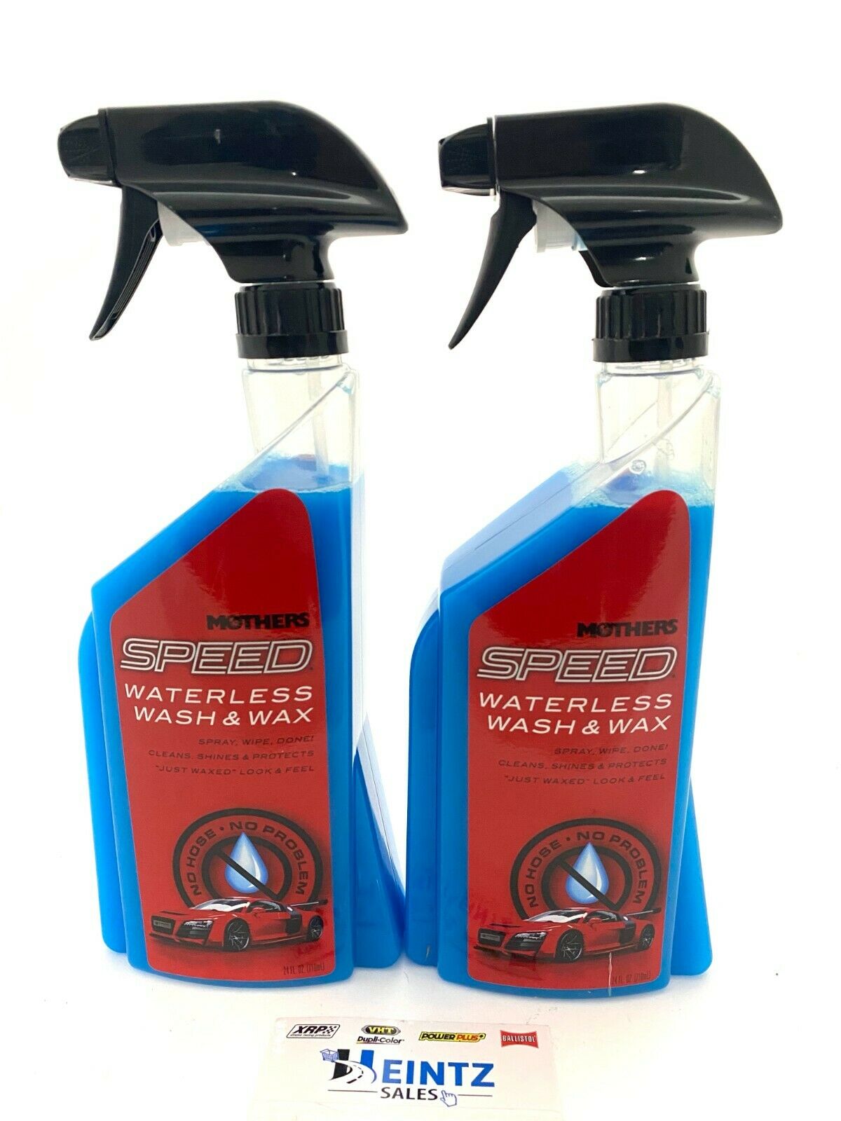 MOTHERS 15644 Speed Waterless Wash & Wax 2 PACK - Spray, Wipe, Done - 24 oz.